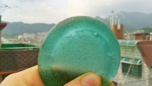 "Dish" found on Muchangpo Beach, Muchangpo, Korea 